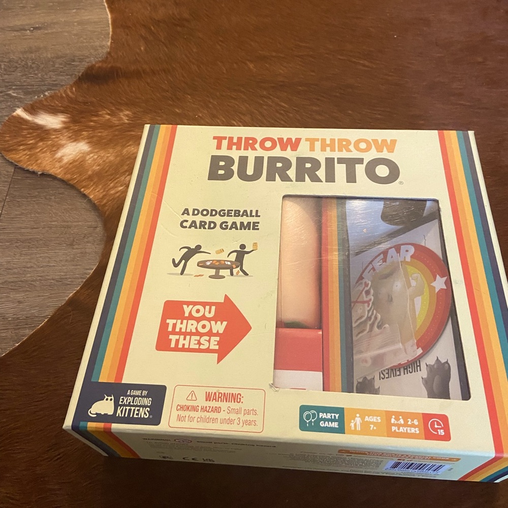 Throw Throw Burrito Party Game 🌯 Family Board Game